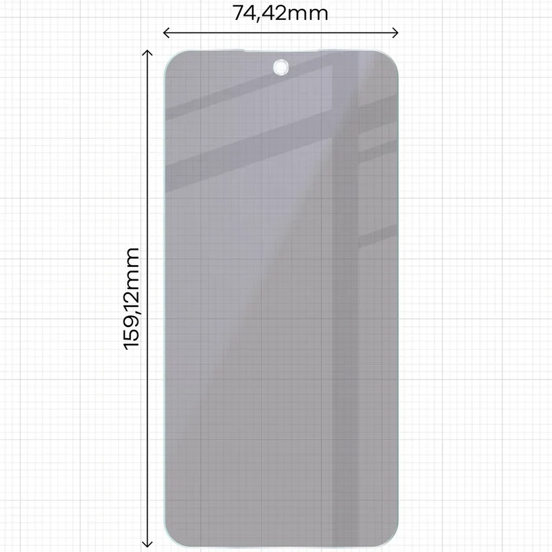 2x Hybridglas mit Sichtschutz mit dem umweltfreundlichen Applikator für Galaxy A37 5G, Bizon Eplikator Hybrid Shadow