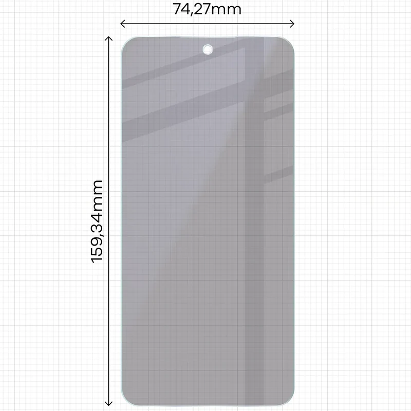 2x Hybridglas mit Sichtschutz mit dem umweltfreundlichen Applikator für Galaxy A56 5G, Bizon Eplikator Hybrid Shadow