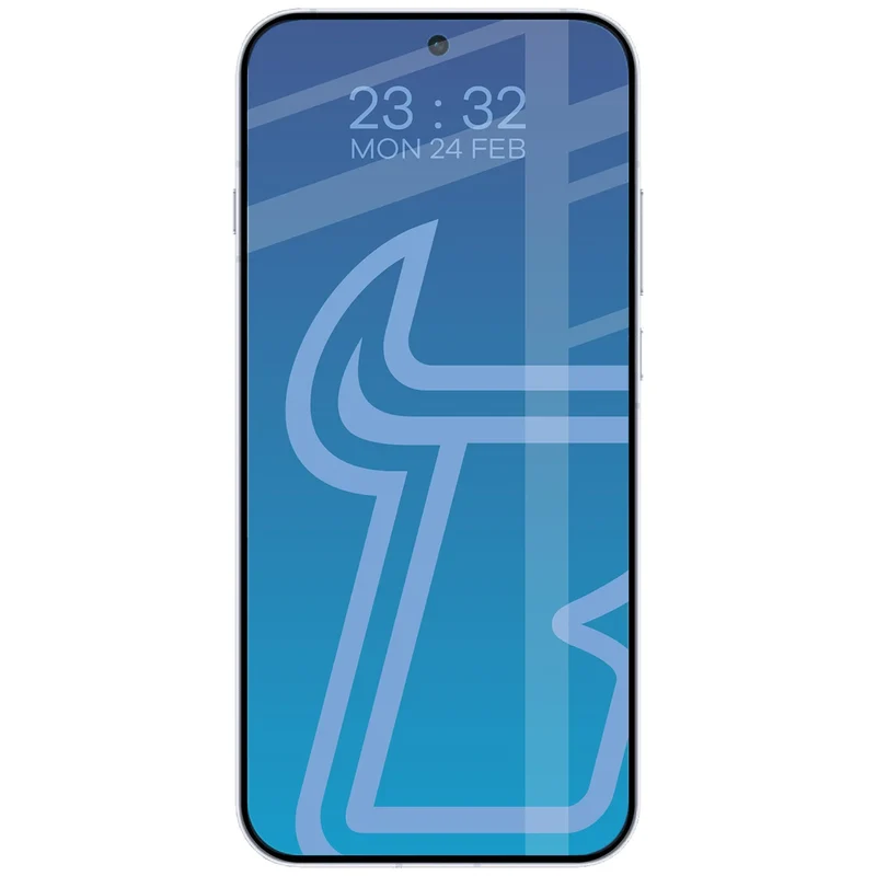 Gehärtetes Glas für Oppo Reno16 / Reno16 Pro 5G, Bizon Glass Edge Duo, Schwarzer Rahmen, 2 Stück