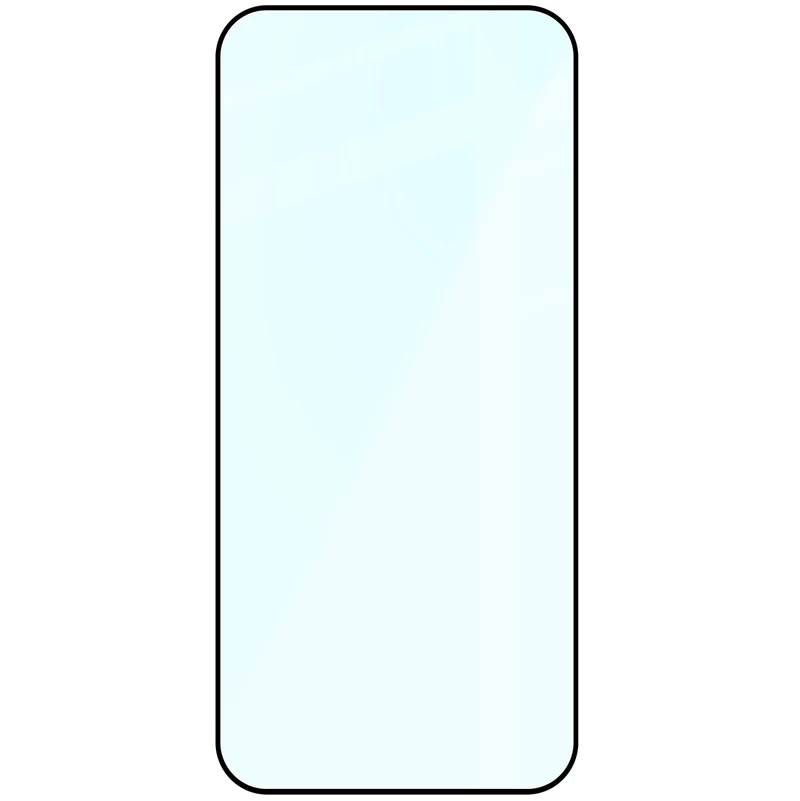 Gehärtetes Glas für Xiaomi POCO F9 Ultra, Bizon Glass Edge, Schwarzer Rahmen