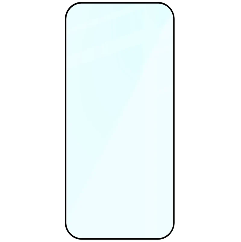 Gehärtetes Glas für Xiaomi POCO F9 Pro, Bizon Glass Edge, Schwarzer Rahmen