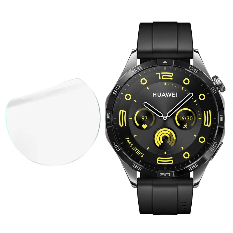 Schutzfolie für den Bildschirm für Huawei Watch GT 4 46 mm Active, Bizon Watch HydroFlex, 6 Stück