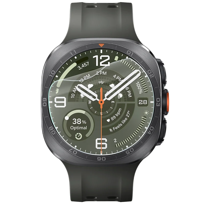 Schutzfolie für den Bildschirm für Galaxy Watch Ultra 2 47mm (2026), Bizon Watch HydroFlex, 6 Stück