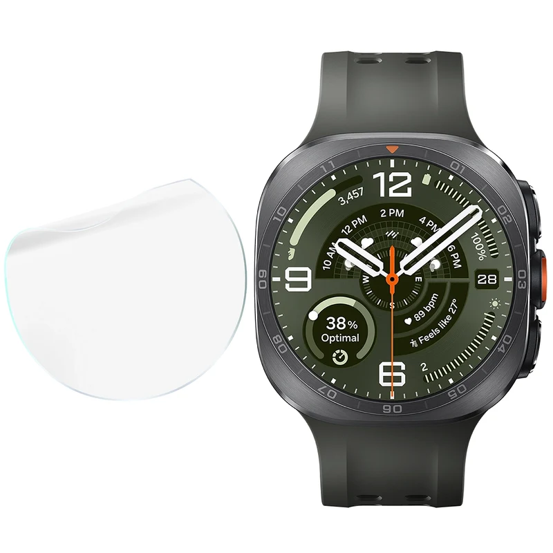 Schutzfolie für den Bildschirm für Galaxy Watch Ultra 2 47mm (2026), Bizon Watch HydroFlex, 6 Stück