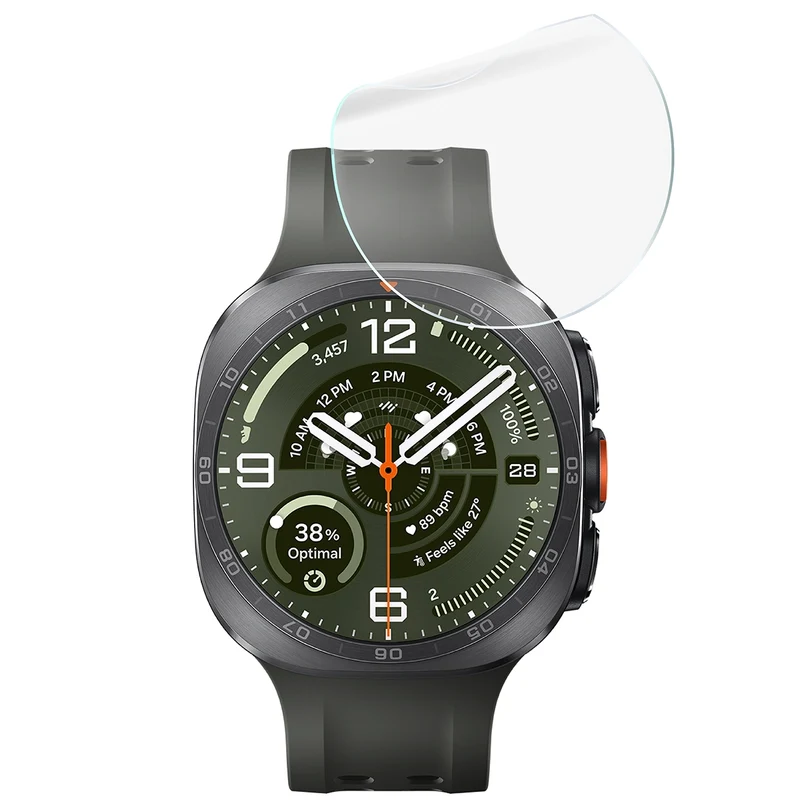 Schutzfolie für den Bildschirm für Galaxy Watch Ultra 2 47mm (2026), Bizon Watch HydroFlex, 6 Stück