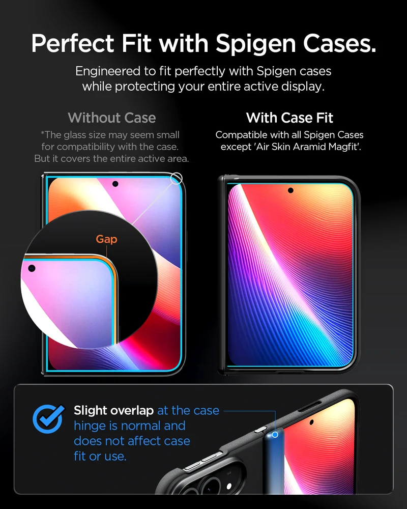 Glas + Applikator für iPhone Duo, Spigen Glas.tR EZ Fit Pro 2-Pack (AC)