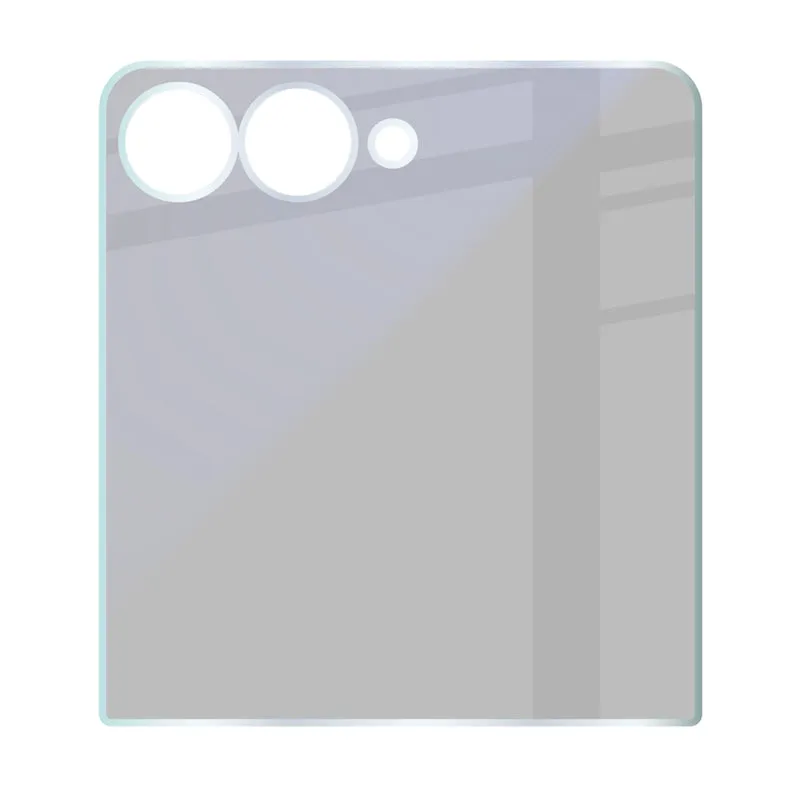 Hybridglas mit Privatschutzfilter für Galaxy Z Flip8, Bizon Hybrid Shadow, Matt