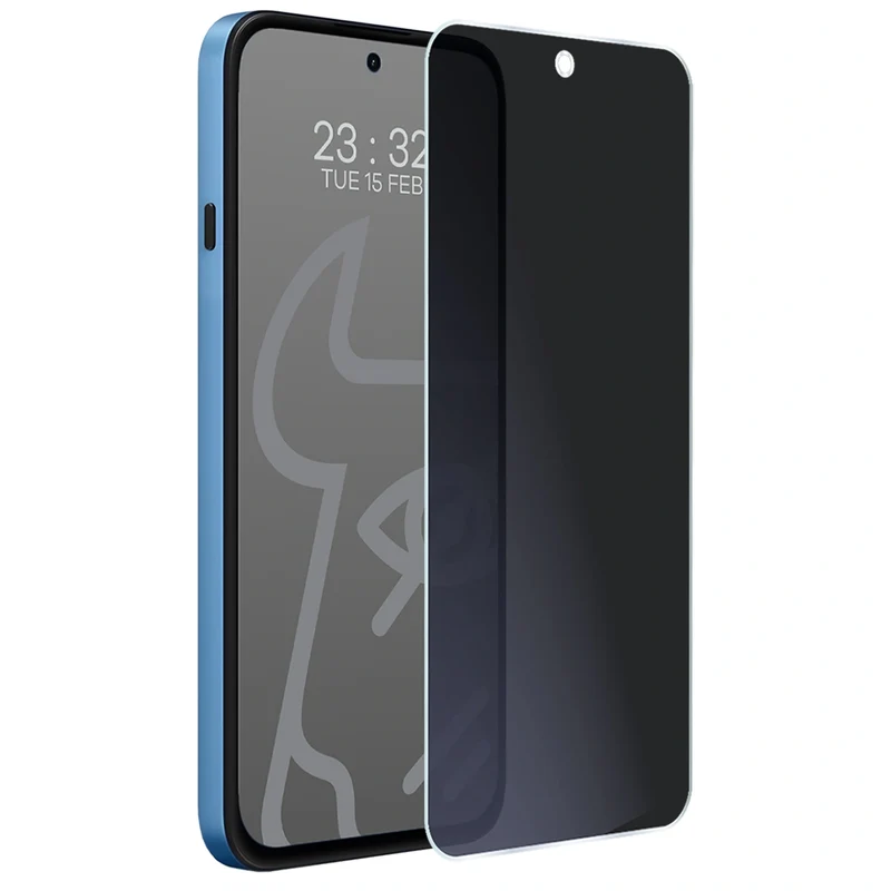 Hybridglas mit Privatschutzfilter für Nothing Phone (4b), Bizon Hybrid Shadow, Matt