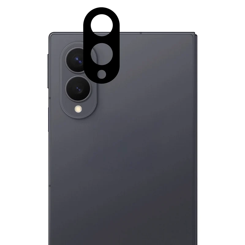 Gehärtetes Glas - 2 Stück + Kameraschutz für Galaxy Z Fold8, Bizon Glass Edge Pack, Schwarz