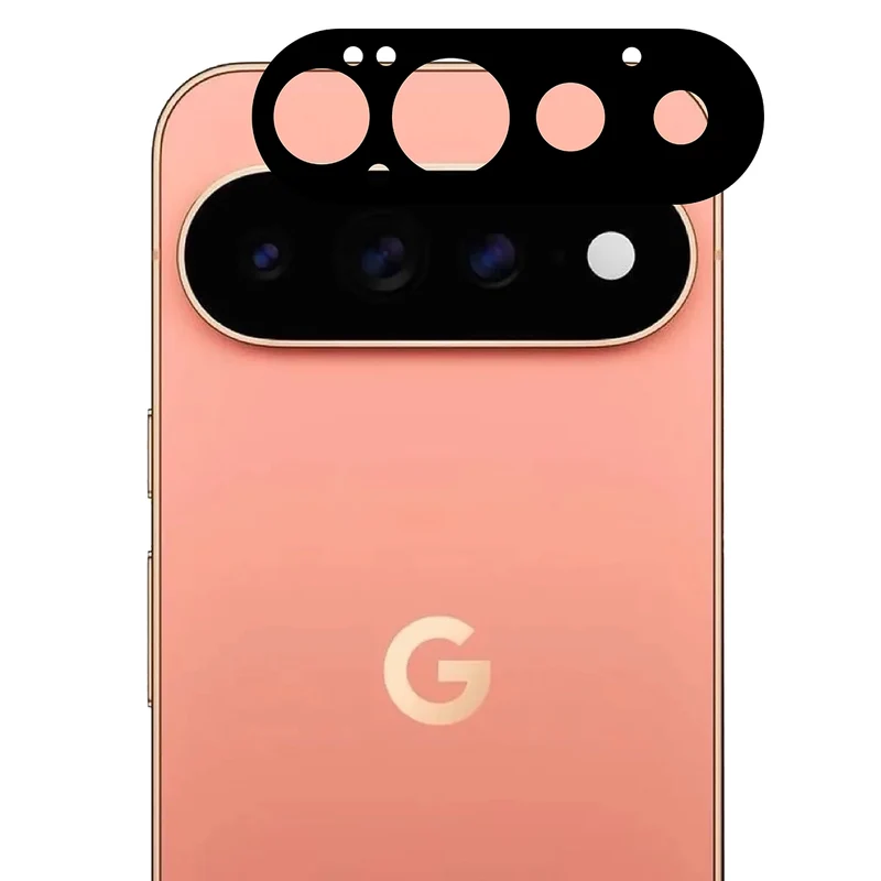 Gehärtetes Glas - 2 Stück + Kameraschutz für Google Pixel 11 Pro, Bizon Glass Edge Pack, Schwarz