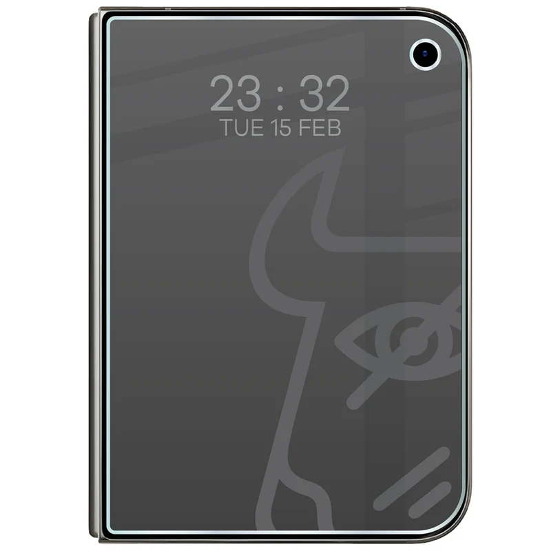 Hybridglas mit Privatschutzfilter für iPhone Duo, Bizon Hybrid Shadow, Matt