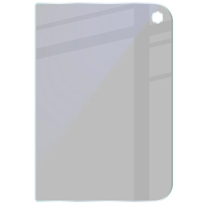 Hybridglas mit Privatschutzfilter für iPhone Duo, Bizon Hybrid Shadow, Matt