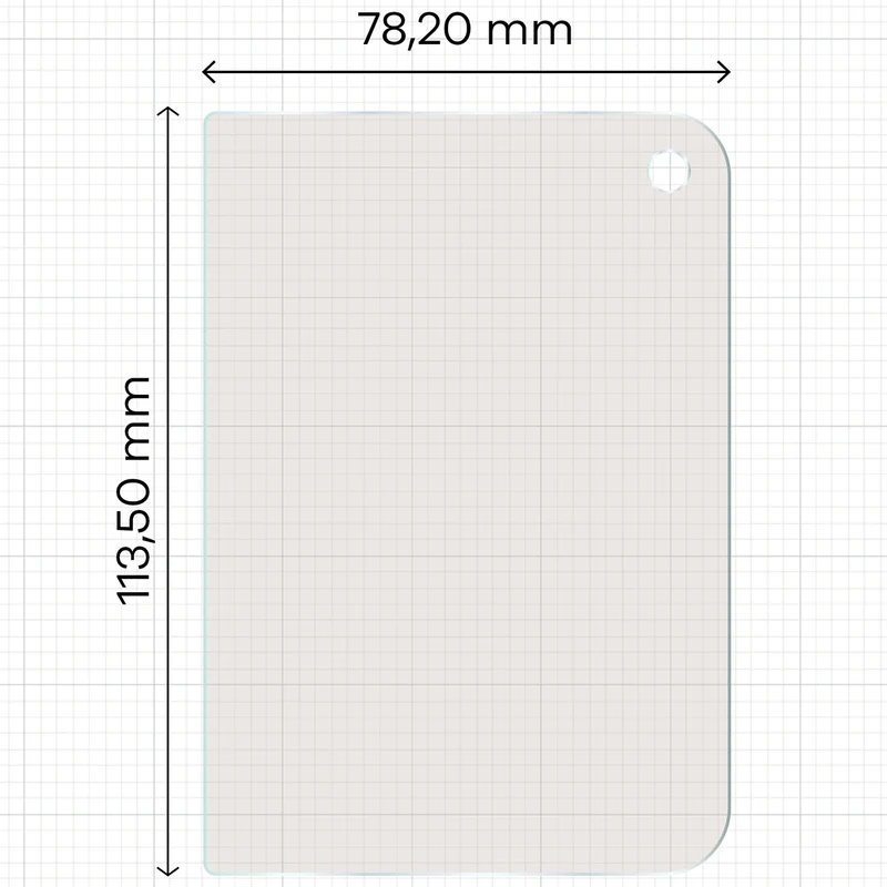Matte Folie für iPhone Duo, Bizon Film Matte, 1 Stück