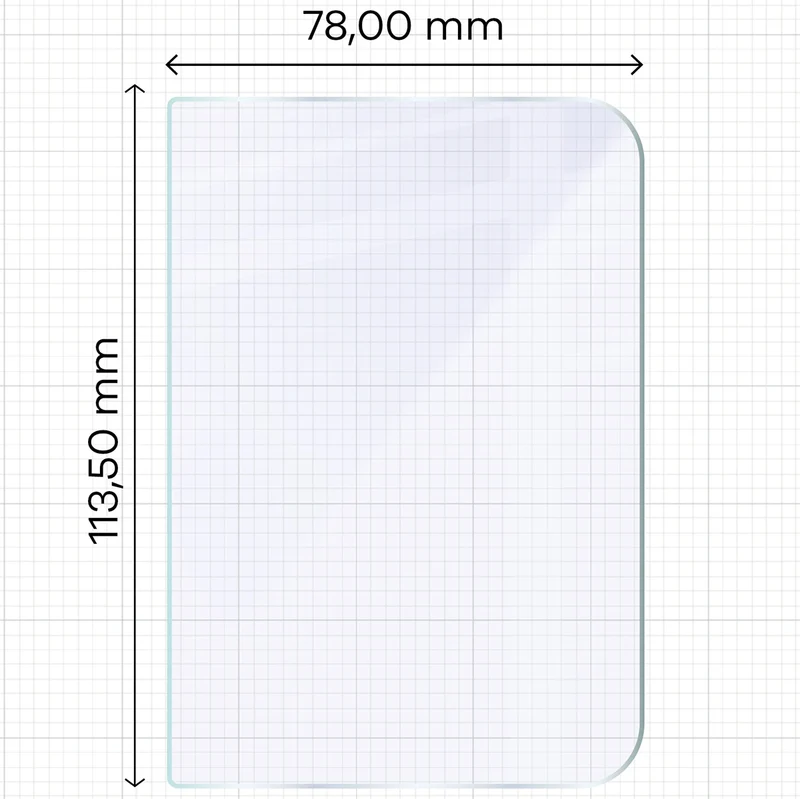 Flexibles Hybridglas für iPhone Duo, Bizon Hybrid Mule