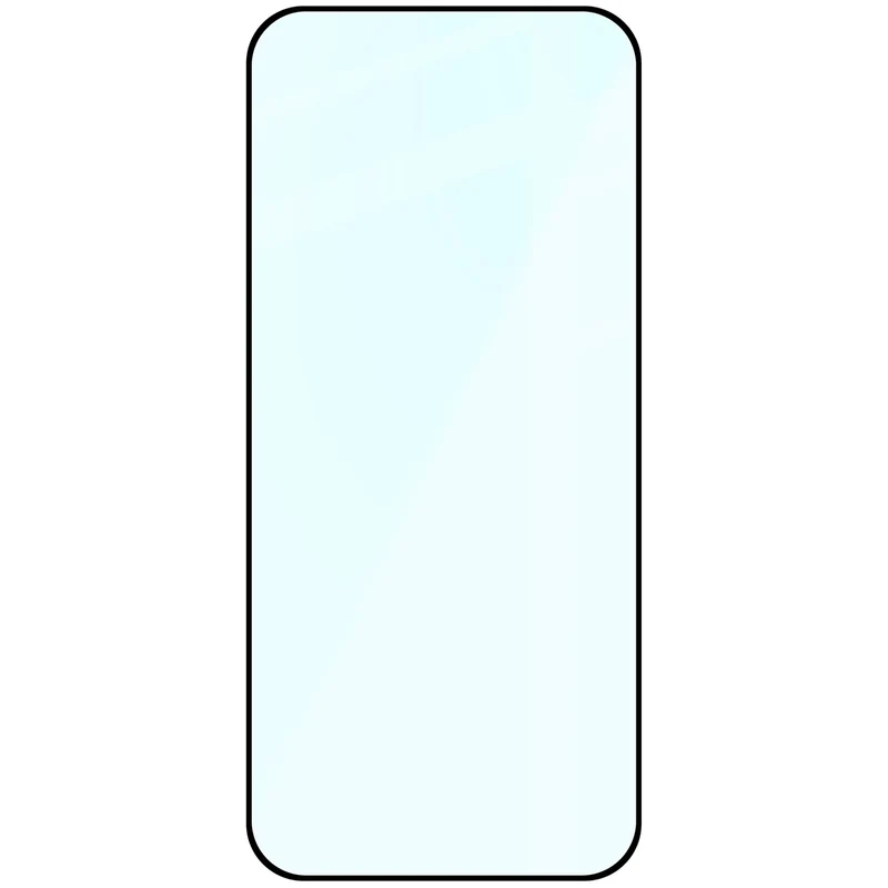 Gehärtetes Glas für Xiaomi Redmi 17 4G/5G, Bizon Glass Edge, Schwarzer Rahmen