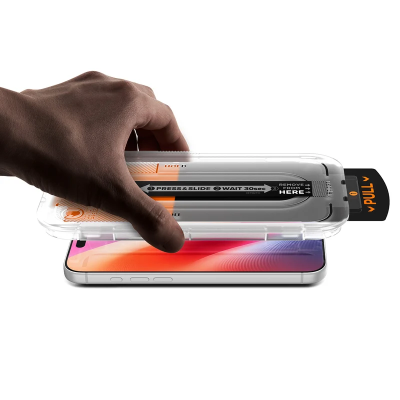 Glas + Applikator für iPhone 18 Pro / 17 Pro / 17 / 16 Pro, Spigen Glas.tR EZ Fit Pro 2-Pack (AC)