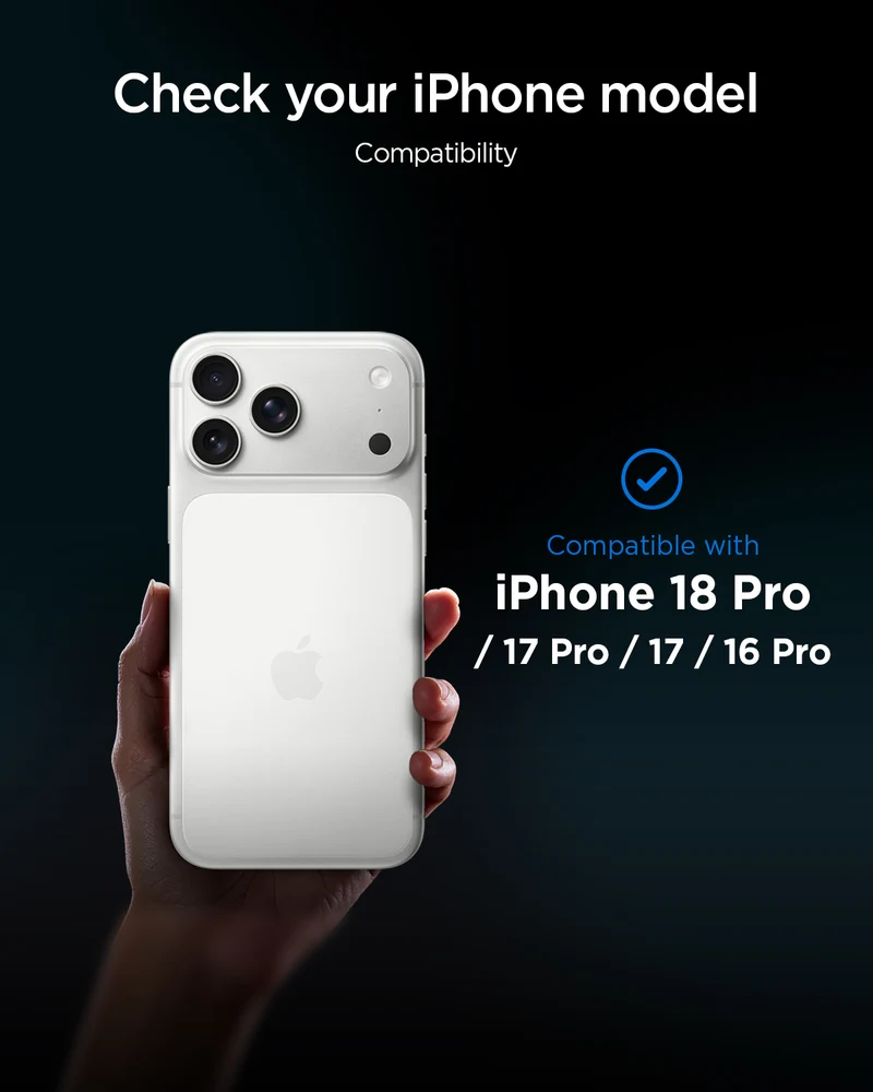 Glas + Applikator für iPhone 18 Pro / 17 Pro / 17 / 16 Pro, Spigen Glas.tR EZ Fit Pro 2-Pack (AC)