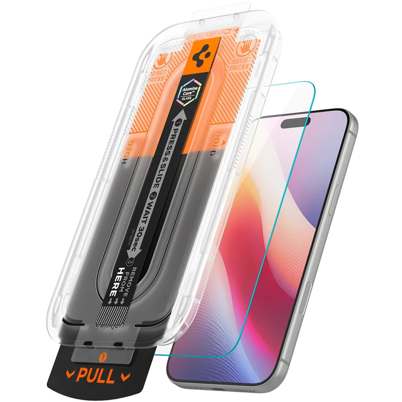 Glas + Applikator für iPhone 18 Pro Max / 17 Pro Max / 16 Pro Max, Spigen Glas.tR EZ Fit Pro 2-Pack (AC)