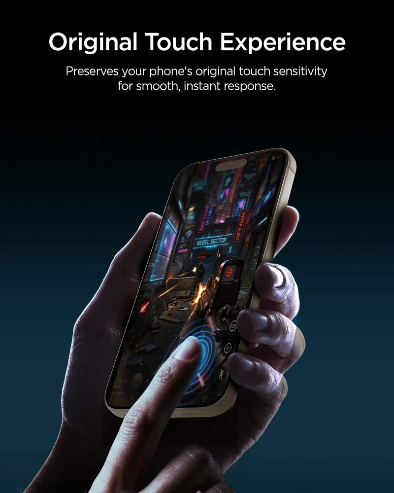 Glas + Applikator für iPhone 18 Pro Max / 17 Pro Max / 16 Pro Max, Spigen Glas.tR EZ Fit Pro 2-Pack (AC)
