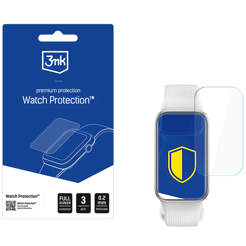 Schutzfolie für Xiaomi Smart Band 11 Active, 3mk Watch Protection ARC, 3 Stück