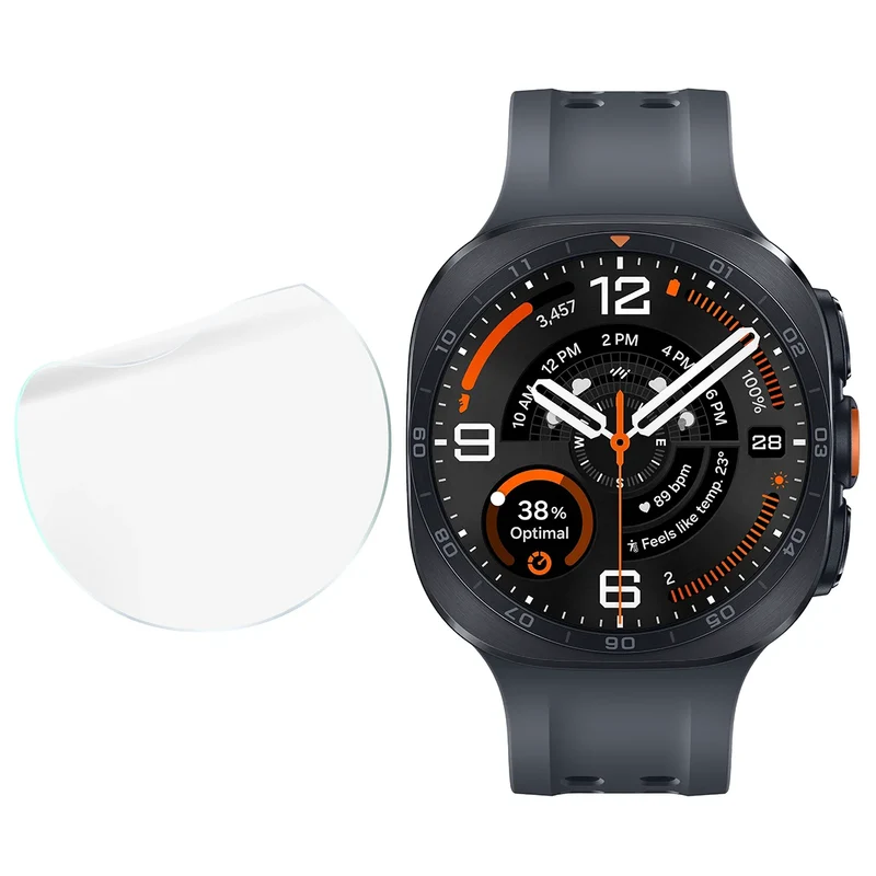 Schutzfolie für den Bildschirm für Galaxy Watch Ultra 2 47mm (2026), Bizon Watch HydroFlex, 3 Stück