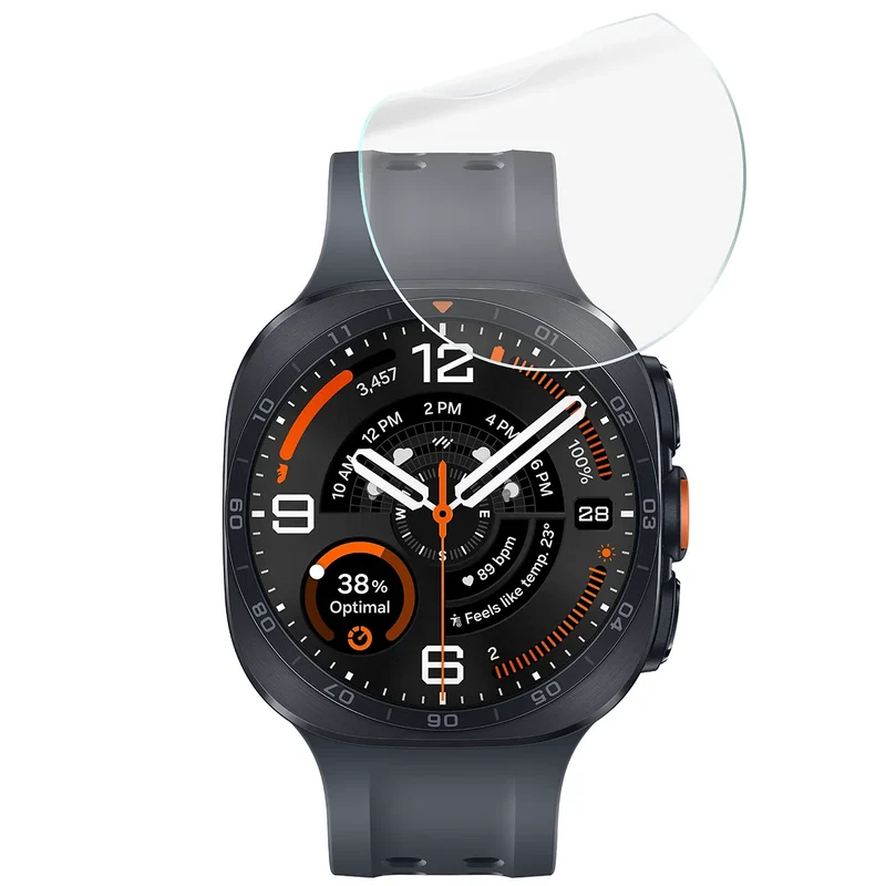 Schutzfolie für den Bildschirm für Galaxy Watch Ultra 2 47mm (2026), Bizon Watch HydroFlex, 3 Stück