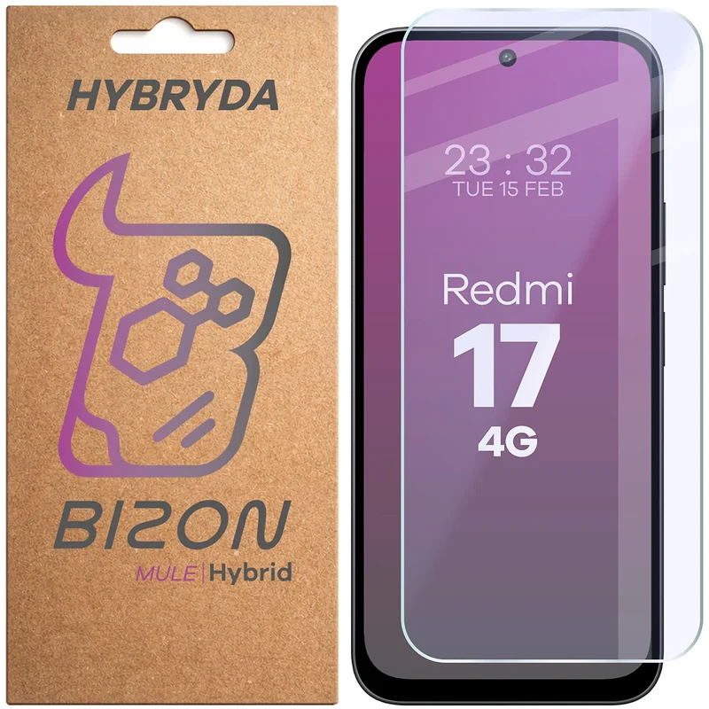 Flexibles Hybridglas für Xiaomi Redmi 17 4G, Bizon Hybrid Mule