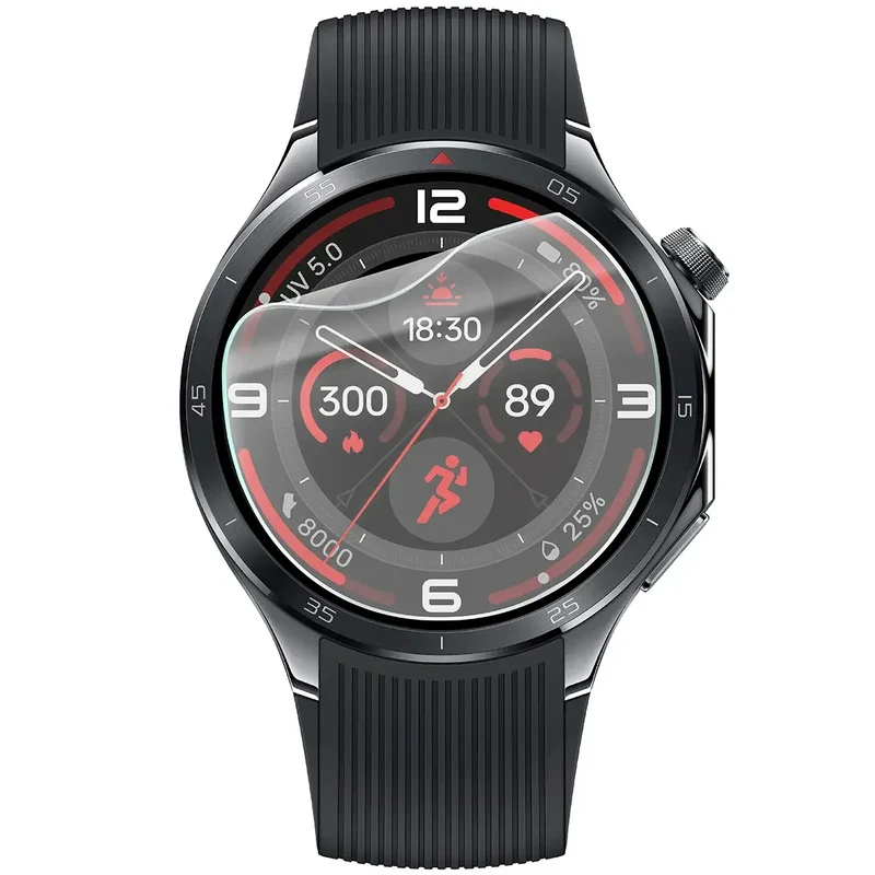 Hydrogel Folie für den Bildschirm für OnePlus Watch 3, Bizon Watch Film Hydrogel Duo, 2 Stück