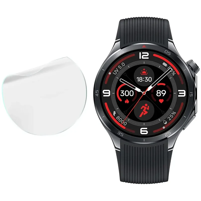 Hydrogel Folie für den Bildschirm für OnePlus Watch 3, Bizon Watch Film Hydrogel Duo, 2 Stück