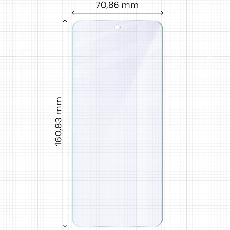 2x Hybridglas mit dem umweltfreundlichen Applikator für Motorola Moto G56 5G, Bizon Eplikator Hybrid Mule