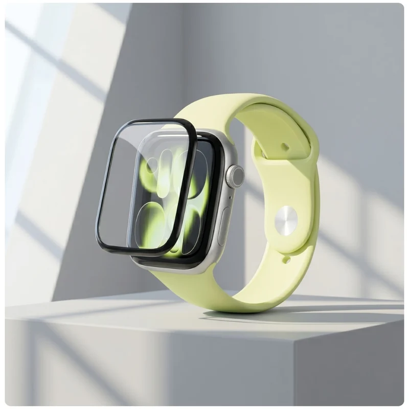 Displayschutzglas YAXO Diamond Armor Glass für Apple Watch 45mm, transparent