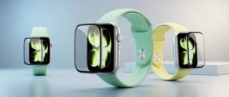 Displayschutzglas YAXO Diamond Armor Glass für Apple Watch 45mm, transparent