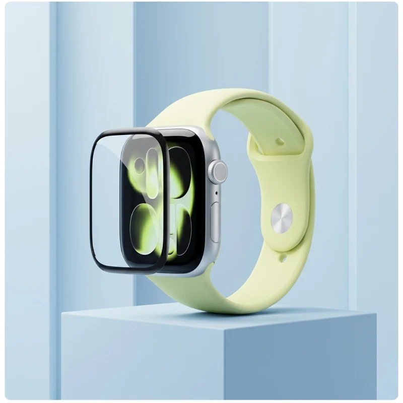 Displayschutzglas YAXO Diamond Armor Glass für Apple Watch 45mm, transparent