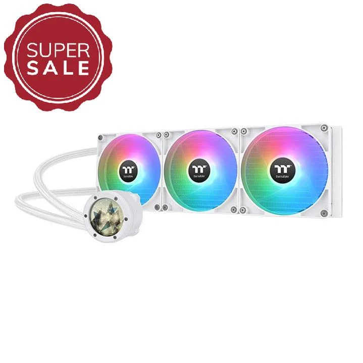 TH420 V2 Ultra ARGB Snow White AIO Wasserkühlung - LCD-Display