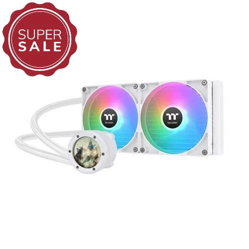 TH280 V2 Ultra ARGB Snow White AIO Wasserkühlung - LCD-Display