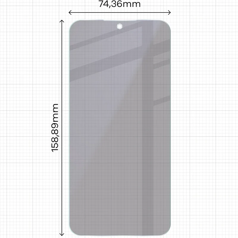 2x Hybridglas mit Sichtschutz mit dem umweltfreundlichen Applikator für Galaxy S25 FE, Bizon Eplikator Hybrid Shadow