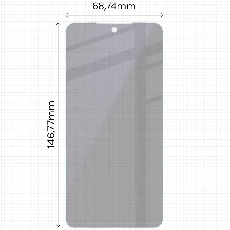 2x Hybridglas mit Sichtschutz mit dem umweltfreundlichen Applikator für Galaxy S26, Bizon Eplikator Hybrid Shadow