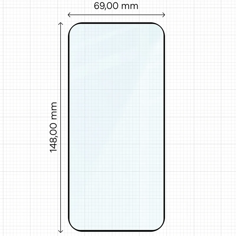 Gehärtetes Glas - 2 Stück + Kameraschutz für OPPO Reno16 Pro, Bizon Glass Edge Pack,