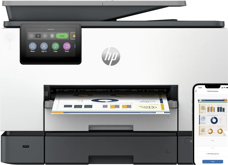 Oj Pro 9130B Mfp Fax 25/16Pm Et/W Adf Scan Fr 500F
