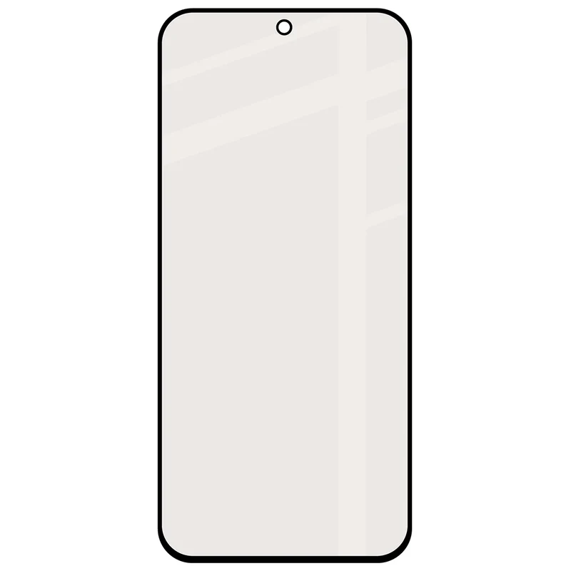Mattes Hartglas für Xiaomi POCO F9 Ultra, Bizon Glass Matte, Schwarzer Rahmen
