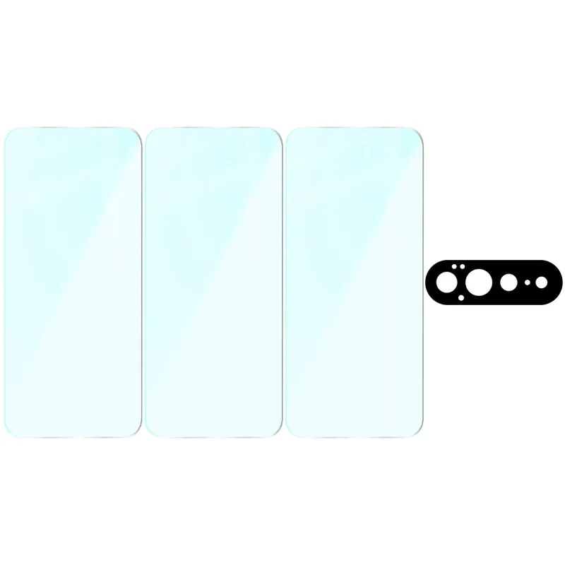 Gehärtetes Glas - 3 Stück + Kameraschutz für Google Pixel 11 Pro XL, Bizon Glass Clear Pack
