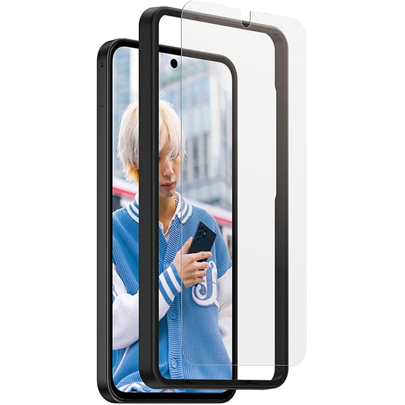 Gehärtetes Glas mit Applikator für Galaxy A27 5G, PanzerGlass Ultra-Wide Fit, Transparent