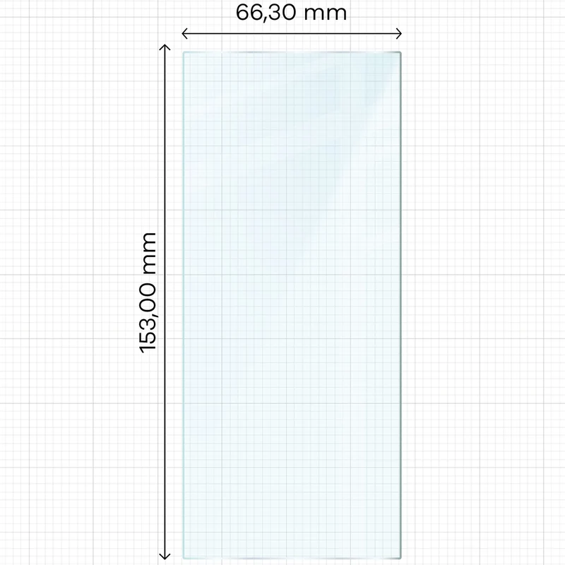 Gehärtetes Glas für Galaxy Z Fold7, Bizon Glass Clear Duo, 2 Stück