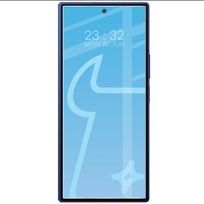 Gehärtetes Glas für Galaxy Z Fold7, Bizon Glass Clear Duo, 2 Stück