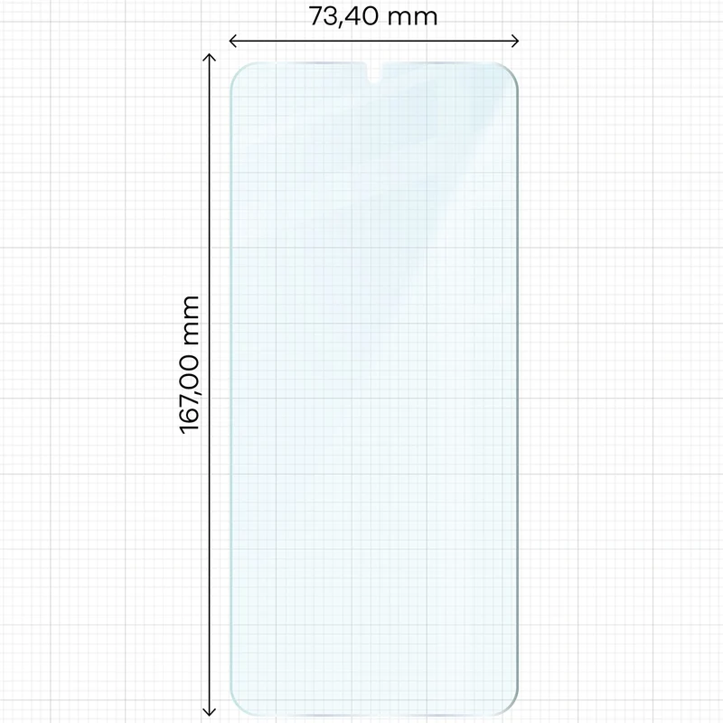 Gehärtetes Glas für Motorola Moto G06 4G / G06 Power 4G, Bizon Glass Clear Duo, 2 Stück