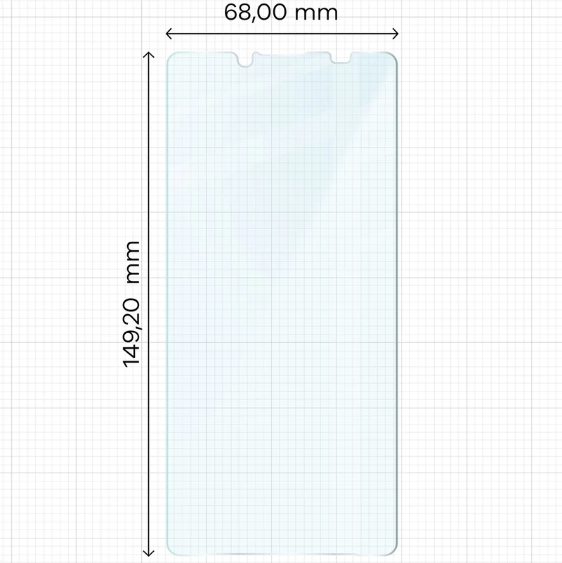 Gehärtetes Glas für Sony Xperia 10 VIII / VII, Bizon Glass Clear Duo, 2 Stück
