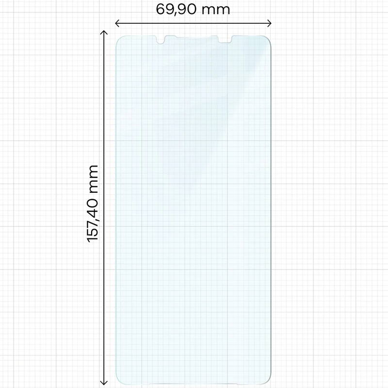Gehärtetes Glas für Sony Xperia 1 VII, Bizon Glass Clear Duo, 2 Stück