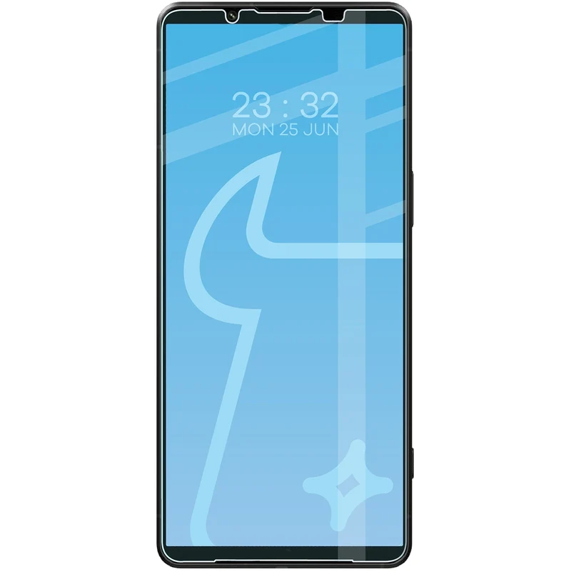 Gehärtetes Glas für Sony Xperia 1 VII, Bizon Glass Clear Duo, 2 Stück