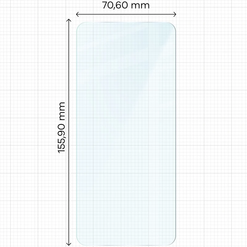 Gehärtetes Glas für Nothing Phone (3), Bizon Glass Clear Duo, 2 Stück