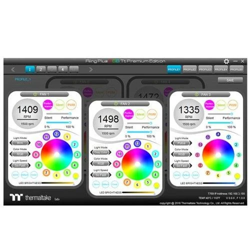 Riing Plus 14 RGB Gehäuselüfter (3-Fan Pack)